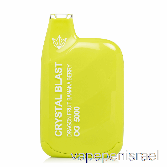 חד פעמי Vape Israel Crystal Blast Og5000 חד פעמי דרקון בננה ברי